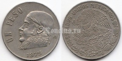 монета Мексика 1 песо 1975 года - Хосе Мария Морелос