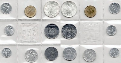 Сан Марино набор из 8-ми монет 1976 год