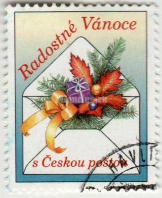 марка Чехия "Christmas 2006" 2006 год гашение