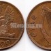 монета Ирландия 1 пенни 1964 год Глухарь