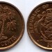 монета Сейшельские острова 5 центов 2012 год - Растение Маниок