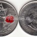 Монета Канада 25 центов 2010 год 65-ая годовщина окончания Второй мировой войны