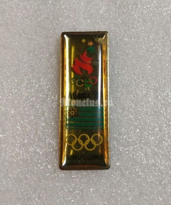 Значок ( Спорт ) Олимпиада. Атланта Atlanta 1996 Олимпийский комитет Уругвая