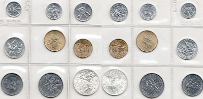 Сан Марино набор из 9-ти монет 1978 год