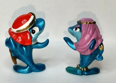 Киндер Сюрприз, Kinder, серия Акулы 1995 год, Али-баба Shalibaba Squalibaba, пара