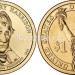 Монета 1 доллар 2009 год Уильям Гаррисон 9-й президент США
