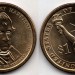 Монета 1 доллар 2009 год Уильям Гаррисон 9-й президент США